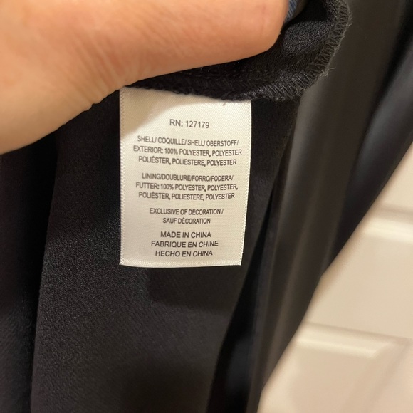 Jenny Yoo Black Luxe Satin Halter Neck Low Back Nicole Gown - Picture 13 of 13